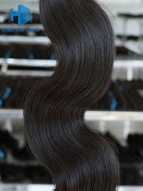 Wholesale 8-50 Inch Body Wave Premium Brazilian Hair #1B Natural Black
