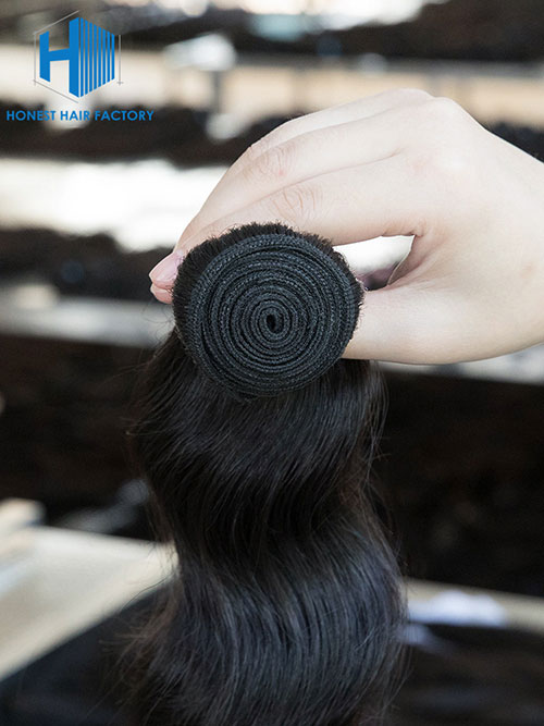 Wholesale 12-28 Inch Loose Wave Virgin Peruvian Hair #1B Natural Black