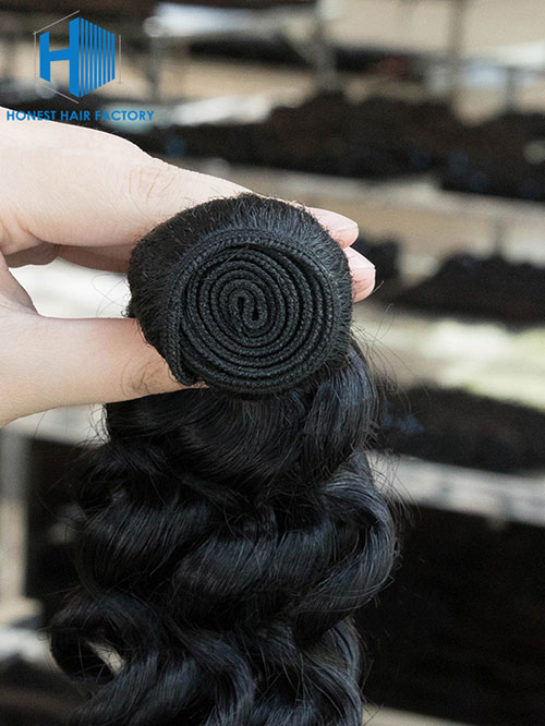 Wholesale 12-28 Inch Deep Wave Mink Malaysian Hair #1B Natural Black