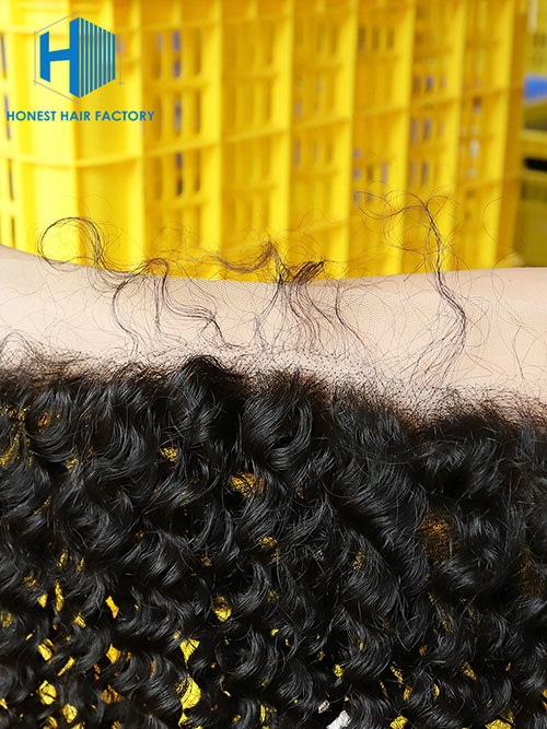Wholesale 8-22Inch Deep wave Pre-plucked 13*5 HD Lace Frontal