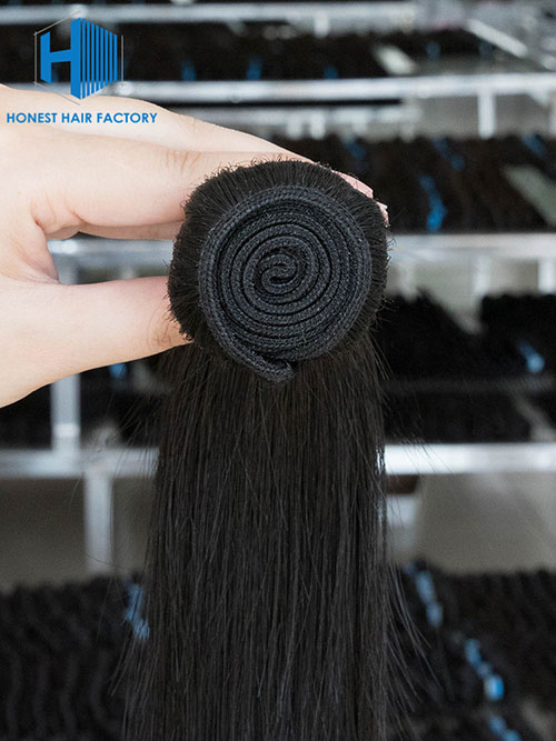 Wholesale 8-50 Inch Straight Premium Brazilian Hair #1B Natural Black