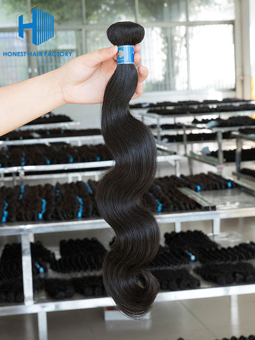 Wholesale 8-50 Inch Body Wave Premium Brazilian Hair #1B Natural Black