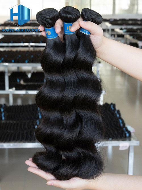 Wholesale 8-50 Inch Loose Wave Premium Brazilian Hair #1B Natural Black
