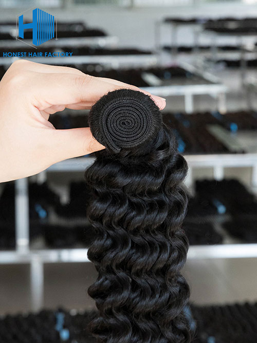 Wholesale 8-50 Inch Curly Premium Brazilian Hair #1B Natural Black