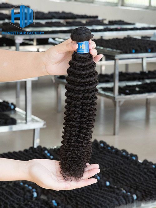 Wholesale 8-50 Inch Kinky Curly Premium Brazilian Hair #1B Natural Black