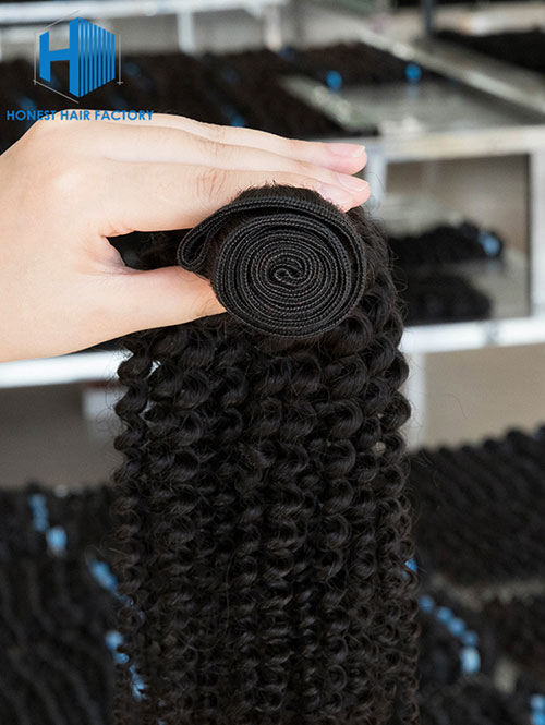 Wholesale 8-50 Inch Kinky Curly Premium Brazilian Hair #1B Natural Black