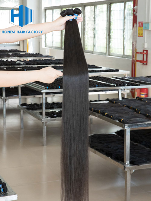 Wholesale 40 Inch Premium Brazilian Long Hair #1B Natural Black