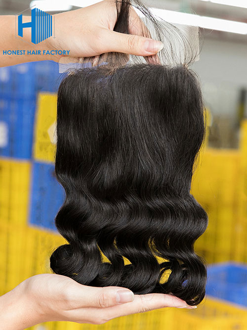 Wholesale 8-22Inch Loose wave Pre-plucked 5*5 HD Lace Closure