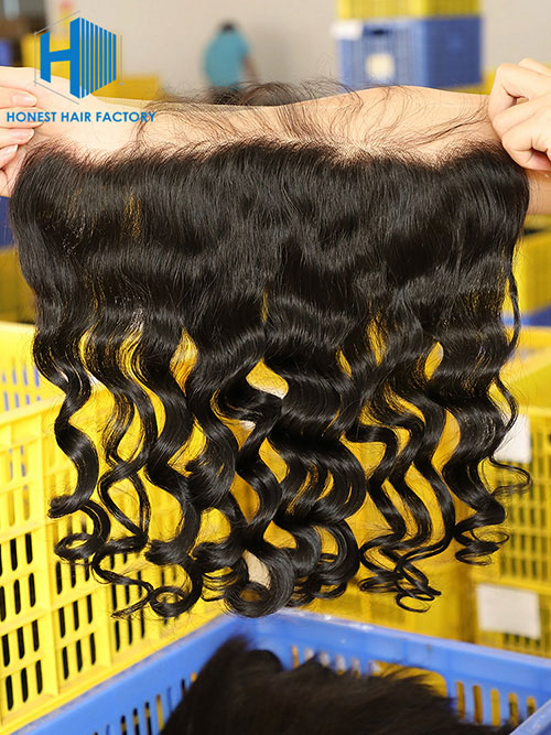 Wholesale 8-22Inch Loose wave Pre-plucked 13*5 HD Lace Frontal