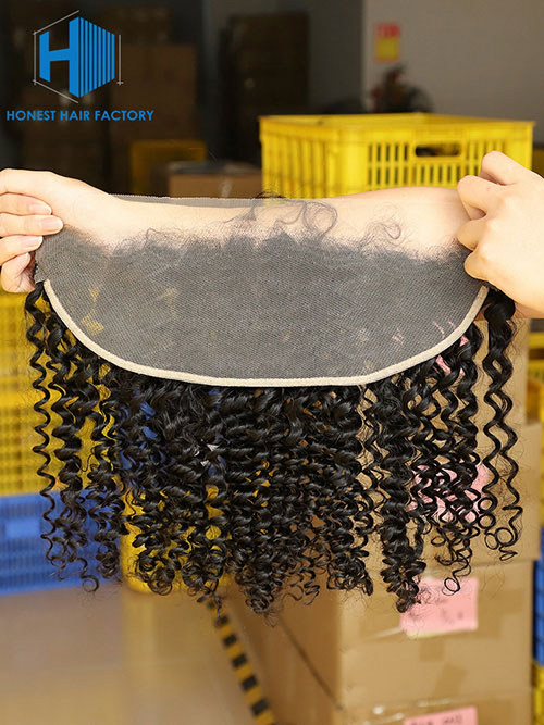 Wholesale 8-22Inch Deep wave Pre-plucked 13*5 HD Lace Frontal