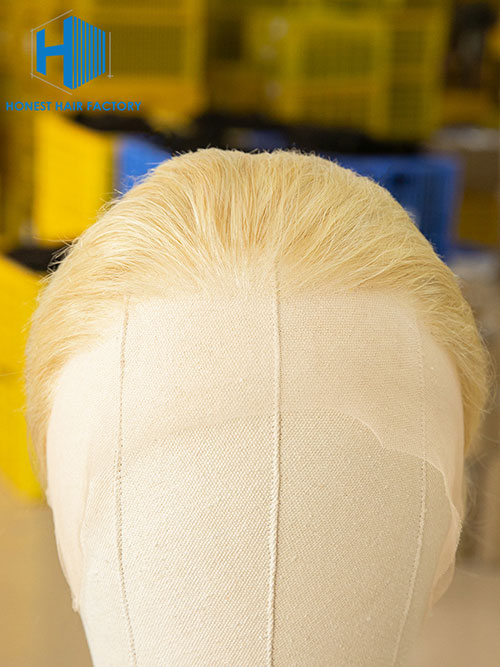 Wholesale 150% Straight HD Full Lace Wig 613#Blonde Color