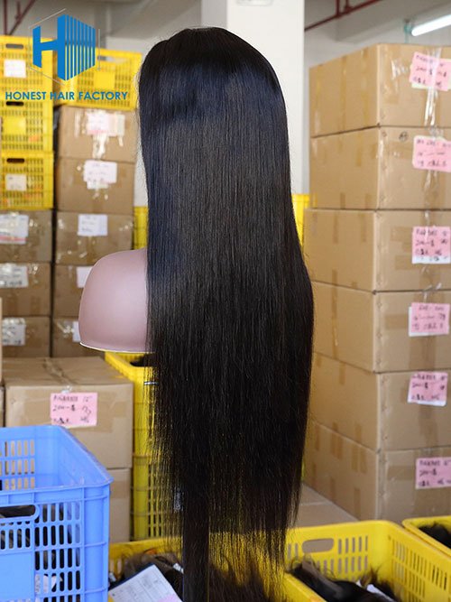 Wholesale Straight BOBO Frontal Lace Wig With Pre-plucked Hair Line