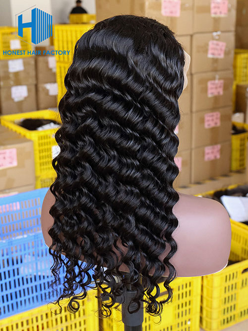 Wholesale Loose Wave BOBO Frontal Lace Wig With Pre-plucked Hair Line