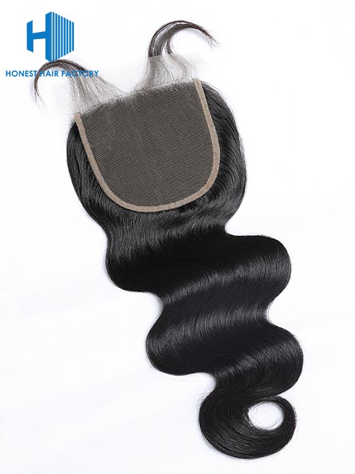 Wholesale 8-22Inch Body Wave Pre-plucked Transparent  5*5 Lace Closure