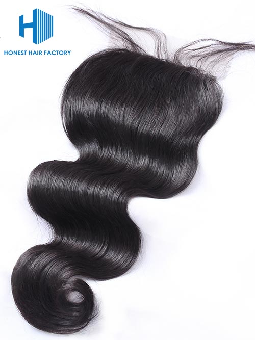 Wholesale 8-22Inch Body Wave Pre-plucked Transparent  5*5 Lace Closure