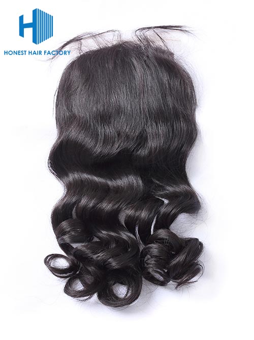 Wholesale 8-22Inch Loose wave Pre-plucked 5*5  Transparent  Lace Closure