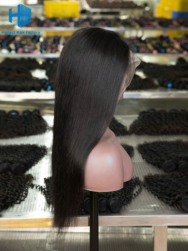 Wholesale Straight 13*4 Frontal Lace Wig With Pre-plucked Hair Line