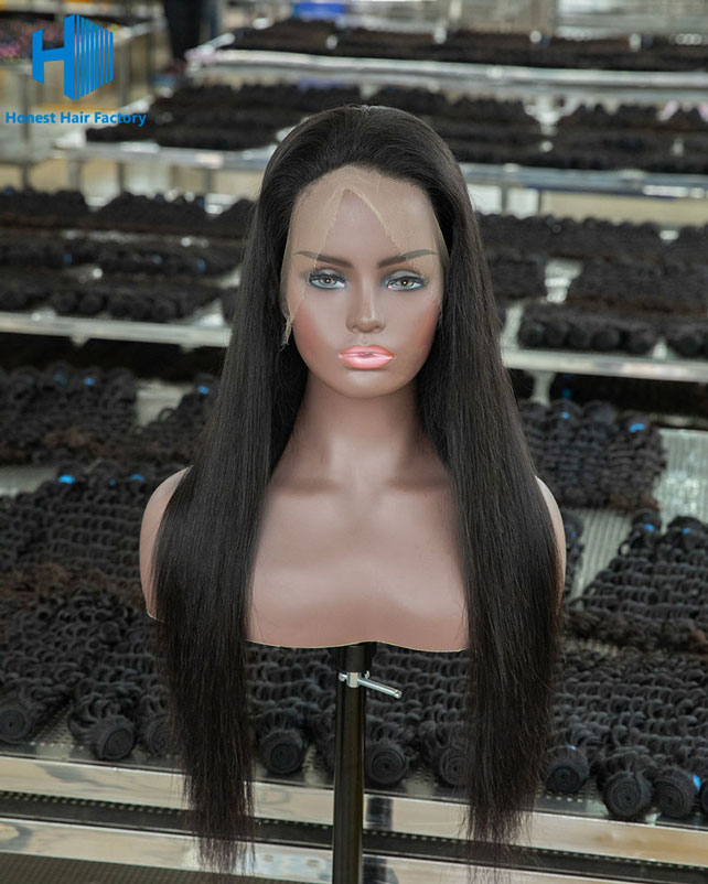 Wholesale 180% Straight HD Full Lace Wig With Pre-plucked Hair Line