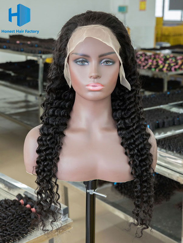Wholesale Deep Wave 13*6 Frontal Lace Wig With HD Lace