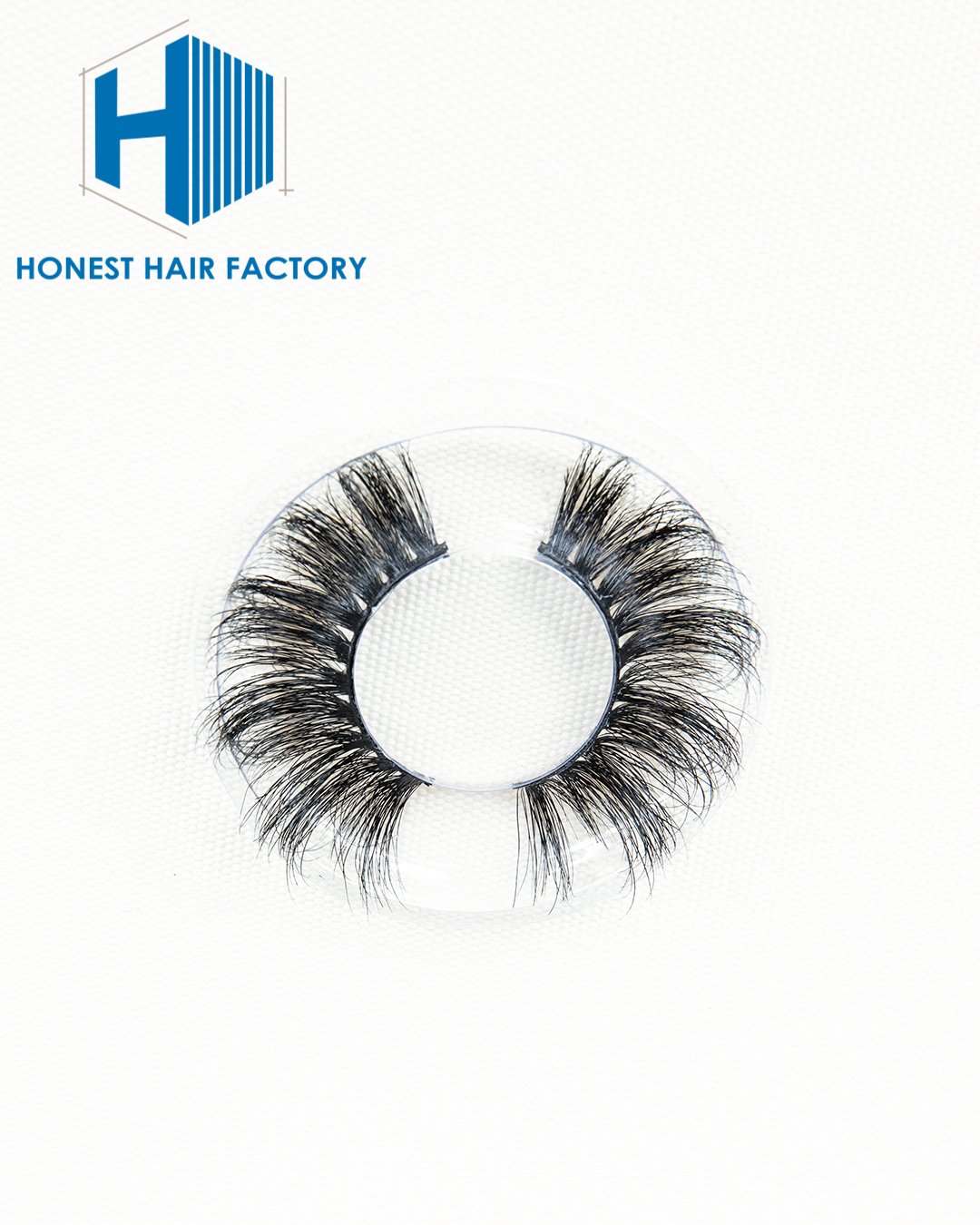 Wholesale 001# 3D Mink Hand-made Fluffy Volume Eyelashes-25-30mm