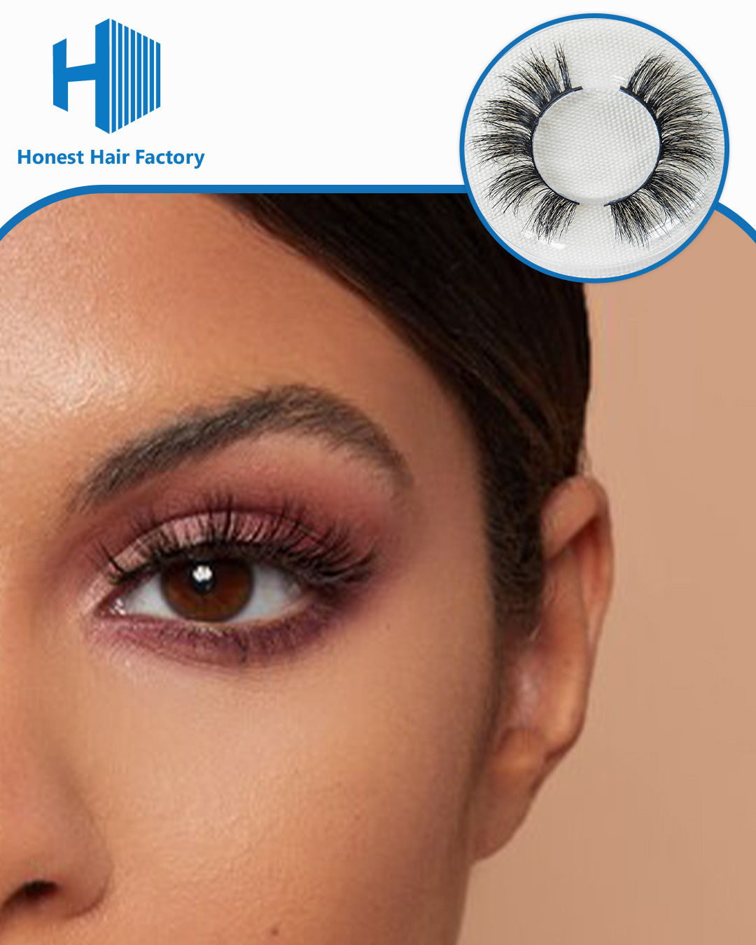 Wholesale S008# 3D Mink Hand-made Fluffy Volume Eyelashes-15-20mm