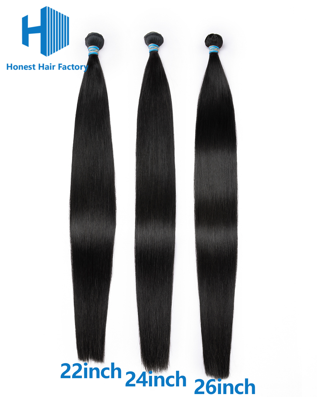 Limited Time! Free Shipping! Blue Band Hair Bundle Deals (Straight)