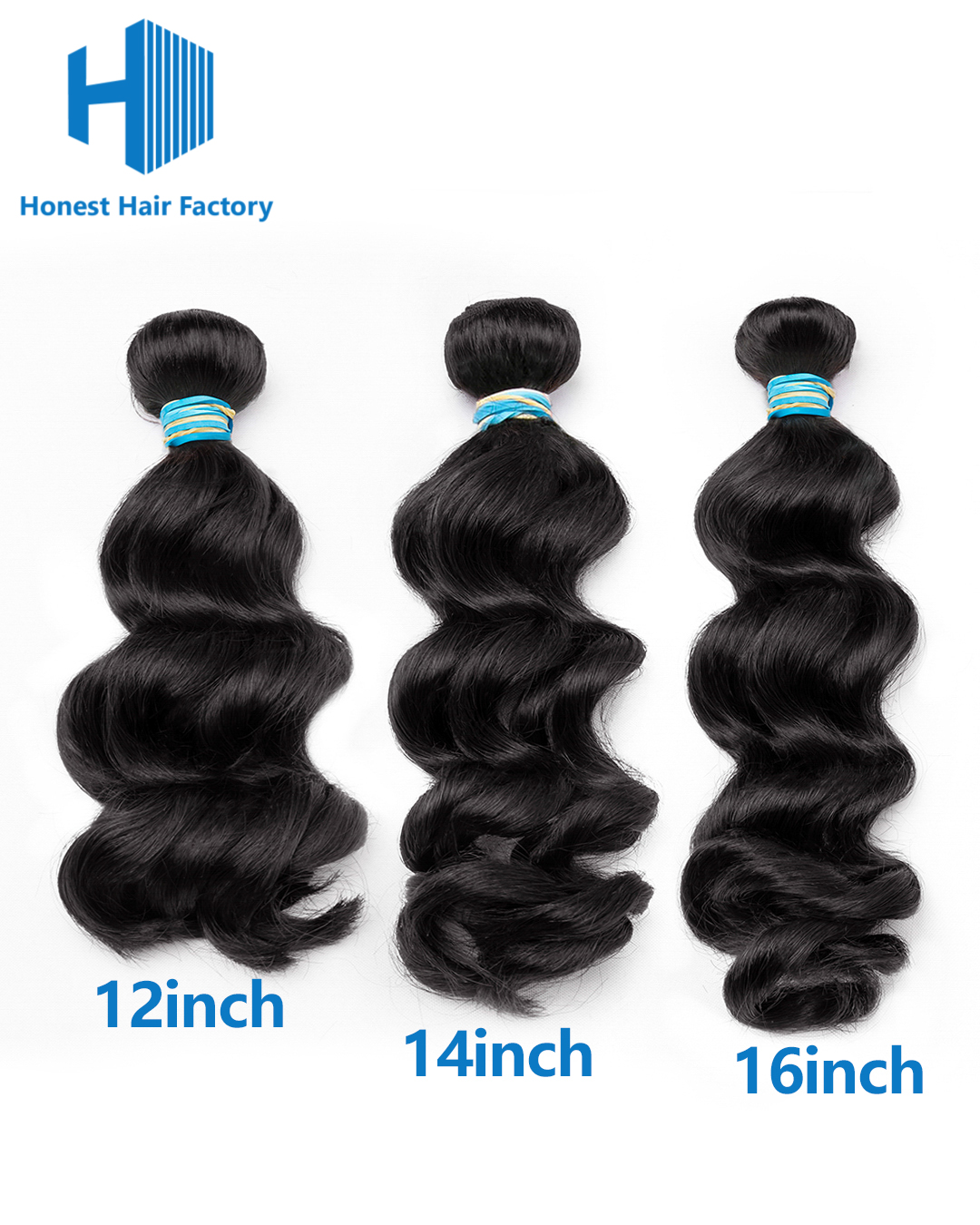 Limited Time! Free Shipping !Blue Band 3 Bundle Deals (Loose Wave)
