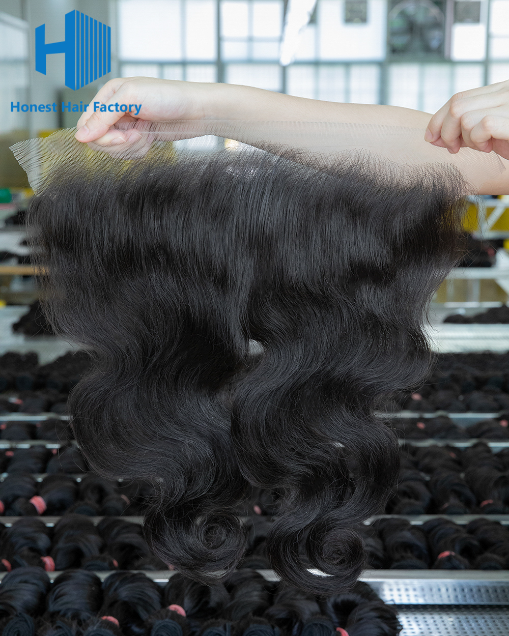Wholesale R1 12-20Inch Body wave Pre-plucked 13*4 HD Lace Frontal