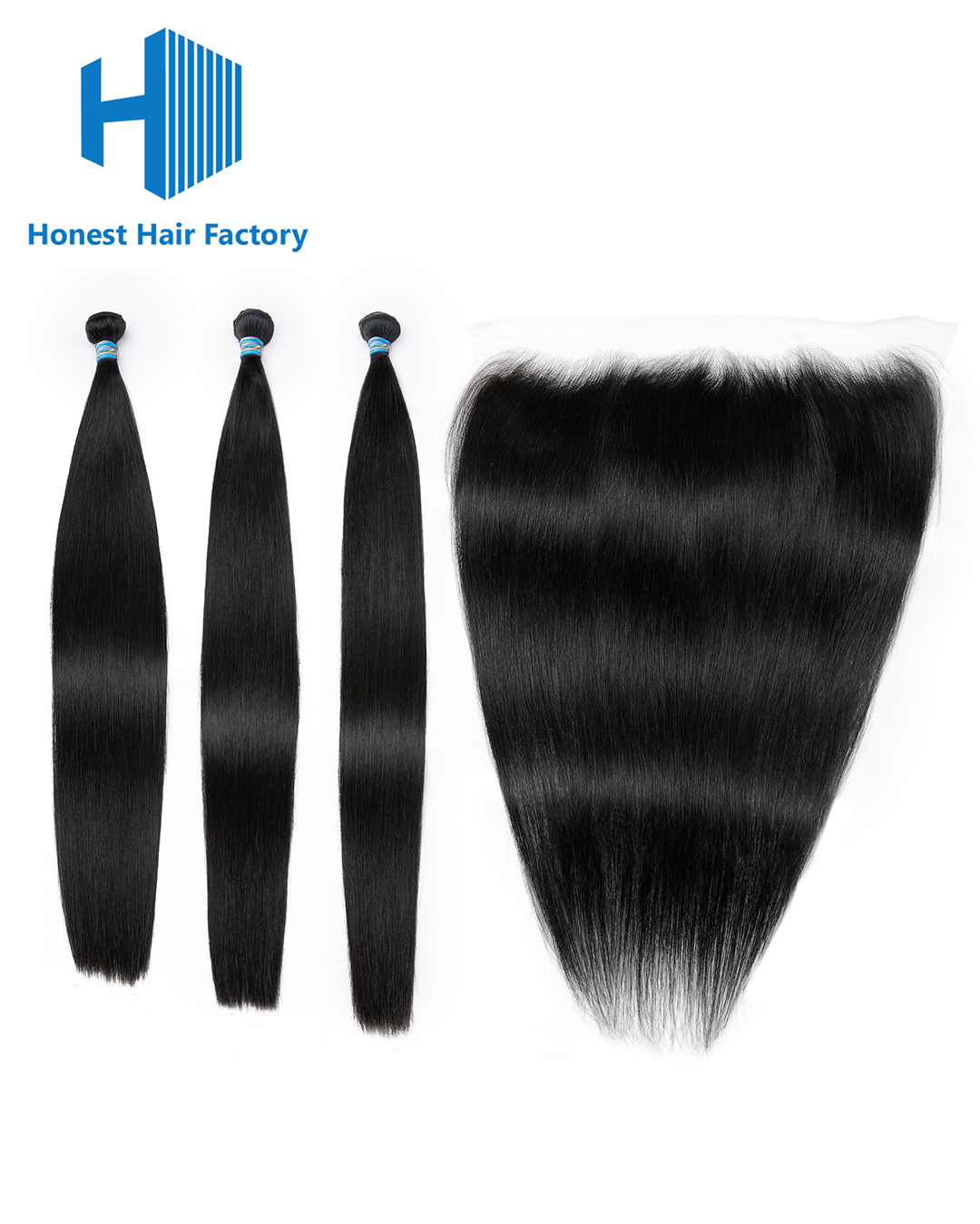 Blue Band Straight Bundles With HD Frontal Deals