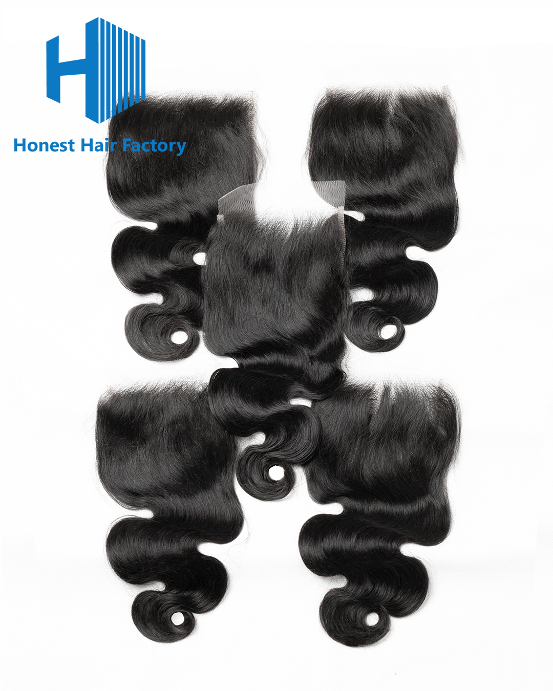 3-10pieces HD 5*5 Body Wave Closure Wholesale Deal