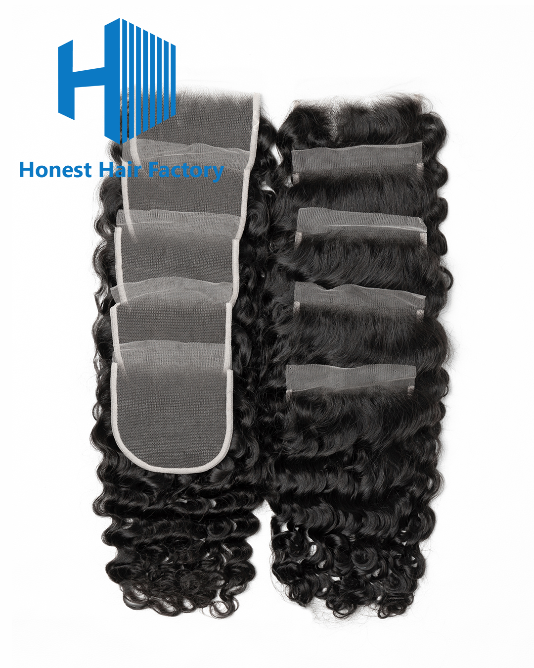 3-10pieces HD 5*5 Deep Wave Closure Wholesale Deal