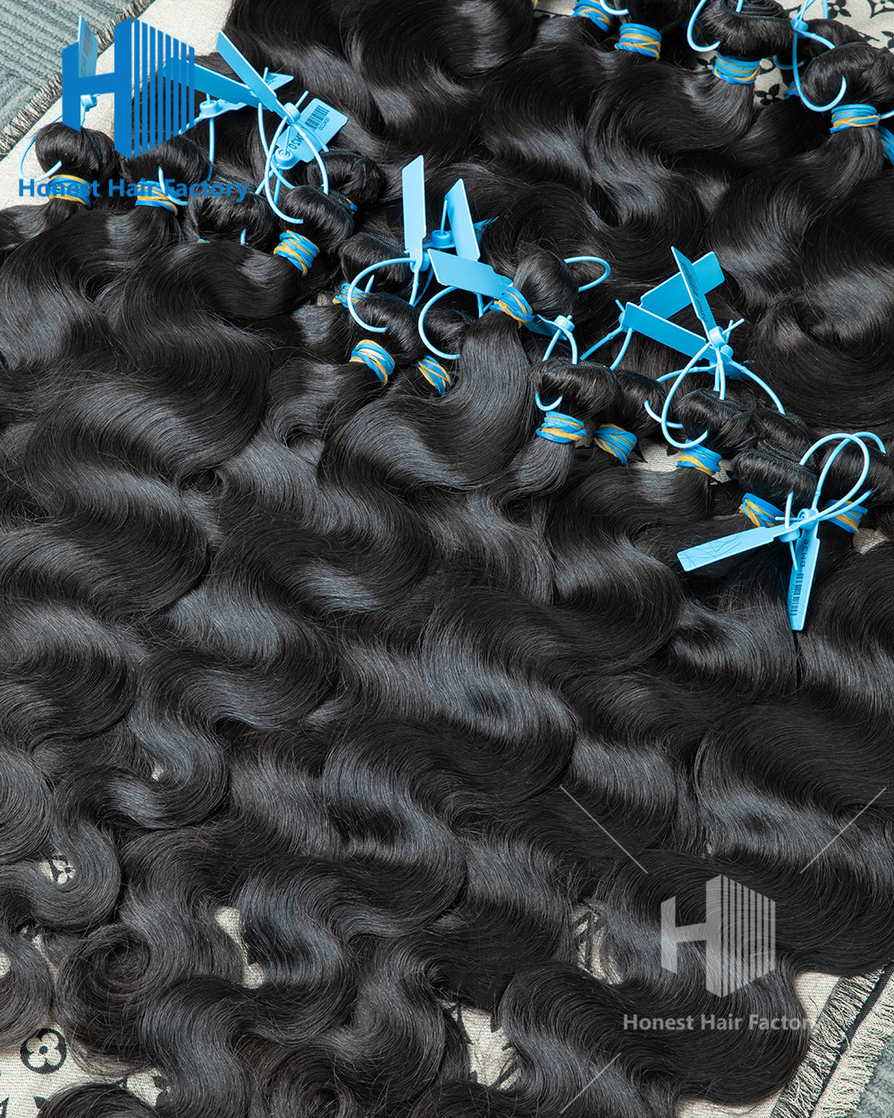 Wholesale 10 Bundles Blue Band Raw Hair 12"-30" Body Wave