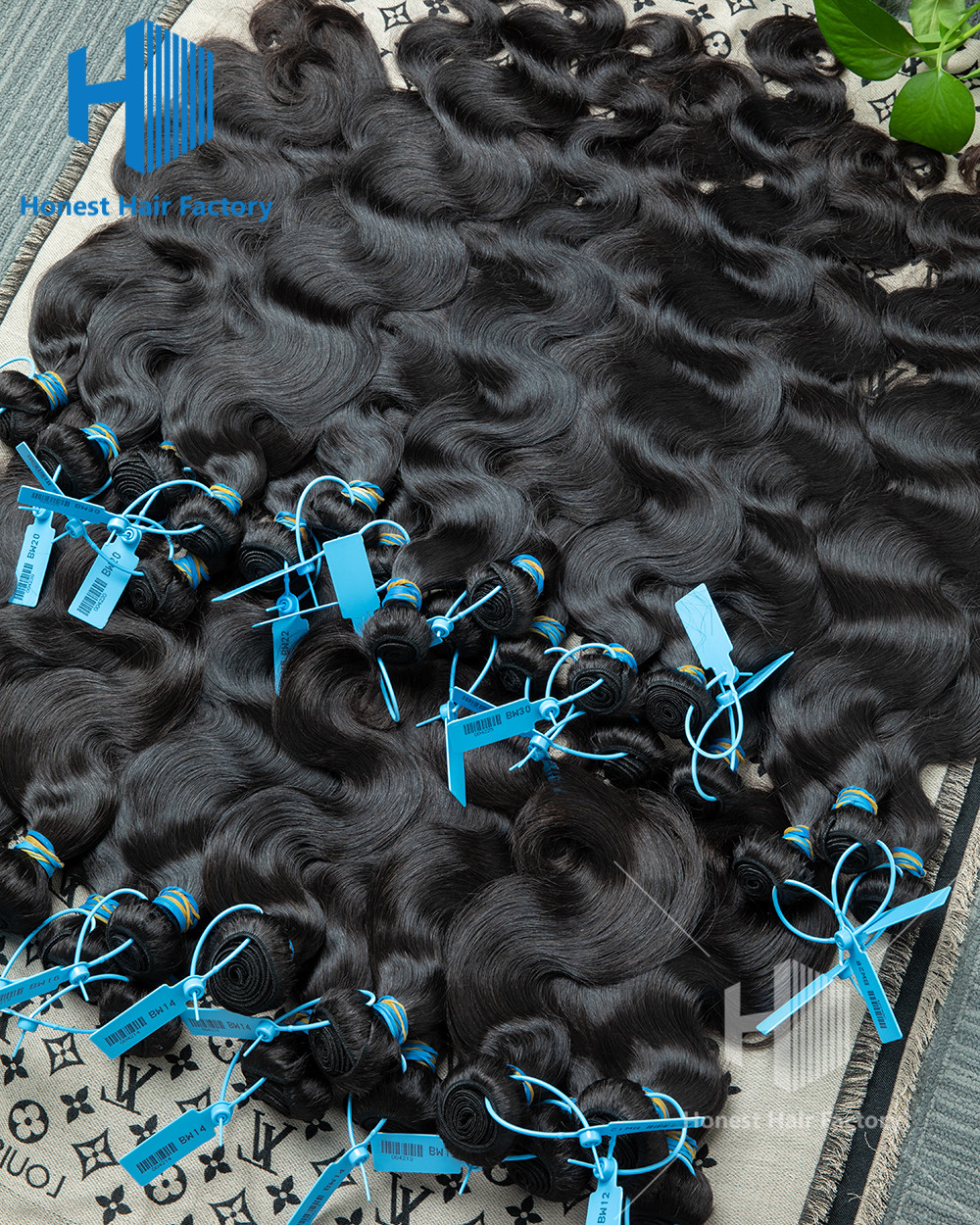 Wholesale 10 Bundles Blue Band Raw Hair 12"-30" Body Wave
