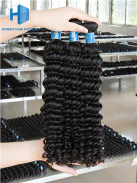 Wholesale 8-50 Inch Curly Premium Brazilian Hair #1B Natural Black