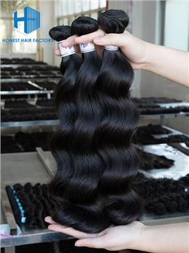 Wholesale 12-28 Inch Loose Wave Mink Malaysian Hair #1B Natural Black