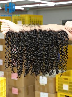 Wholesale 8-22Inch Deep wave Pre-plucked 13*5 HD Lace Frontal