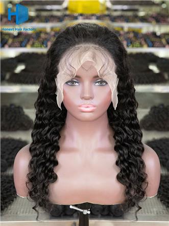 Wholesale Loose Wave Pre-plucked 13*5 Frontal Lace Wig With Raw Hair