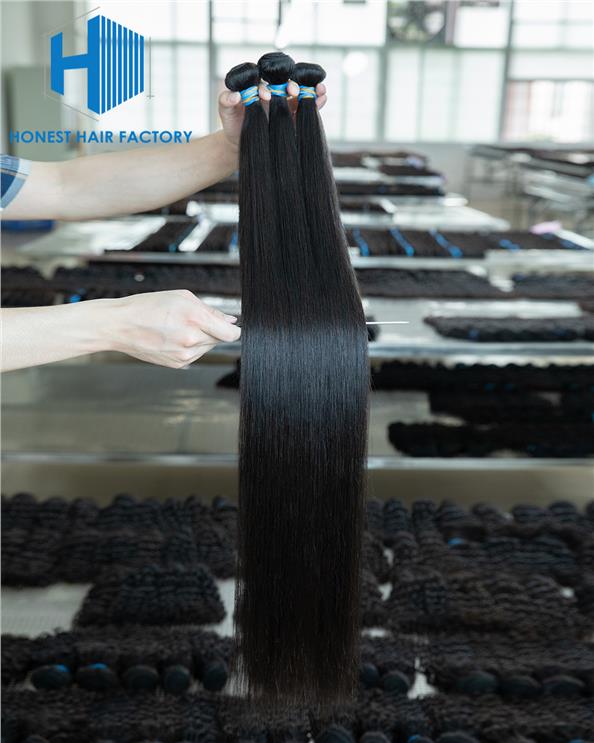 Wholesale Blue Band XR Brazilian Virgin Hair Straight 1B# 30Inch