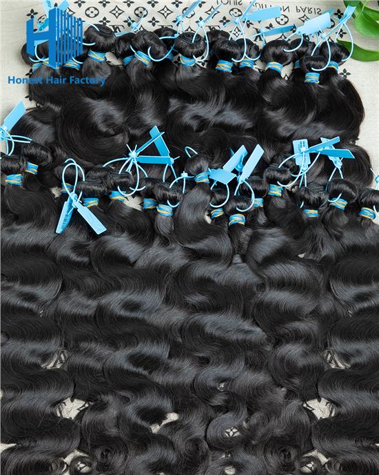 Wholesale 12" -30" Blue Band XR Brazilian Virgin Hair Body Wave 1B#