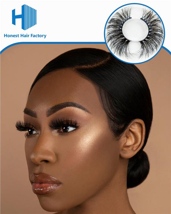 Wholesale 004# 3D Mink Hand-made Fluffy Volume Eyelashes-25-30mm