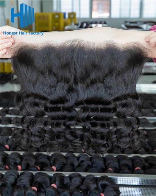 WholesaleR1 12-20Inch Loose wave Pre-plucked 13*4 HD Lace Frontal