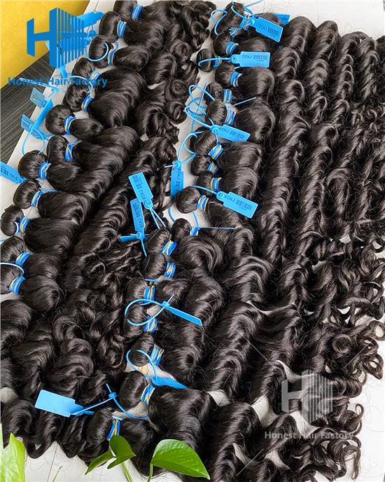 Wholesale 10 Bundles Blue Band Raw Hair 12"-30" Loose Wave