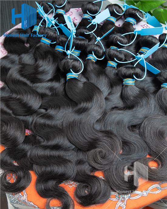 Wholesale 15 Bundles Blue Band Raw Hair 12"-30" Body Wave