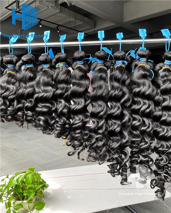 Wholesale 15 Bundles Blue Band Raw Hair 12"-30" Loose Wave