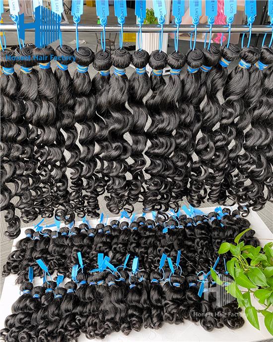 Wholesale 50 Bundles Blue Band Raw Hair 12"-30" Loose Wave