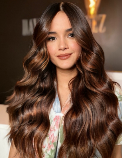 Caramel Gloss Brunette summer hair color.png